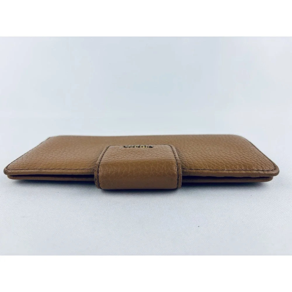 Fossil Logan Zip Around Women's‎ Leather Clutch - Brown Credit Card Holder